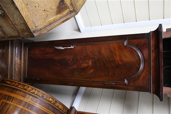 Holmes of London. A George III mahogany eight day longcase clock, 7ft